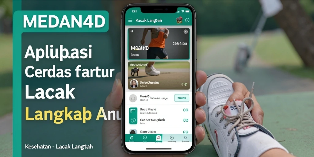 Tampilan antarmuka MEDAN4D yang intuitif dan informatif untuk Lacak Langkah.