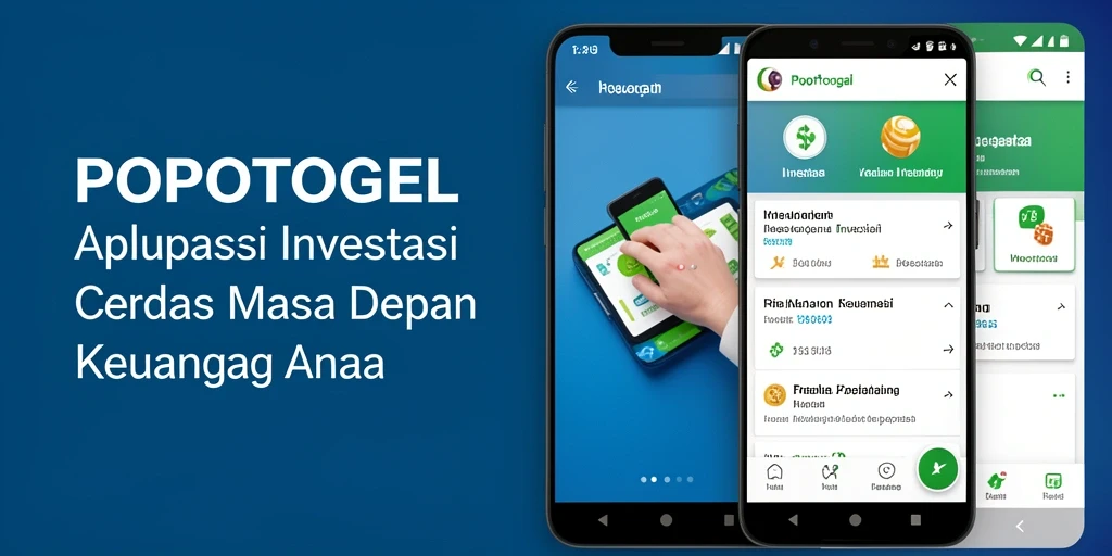 Antarmuka pengguna POPOTOGEL menampilkan berbagai fitur Investasi.