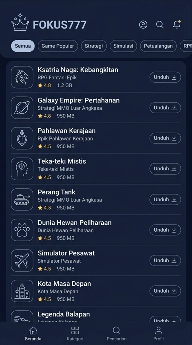 Fokus777 - Pusat Akses Aplikasi Populer dan Kanal Uji Terbaik