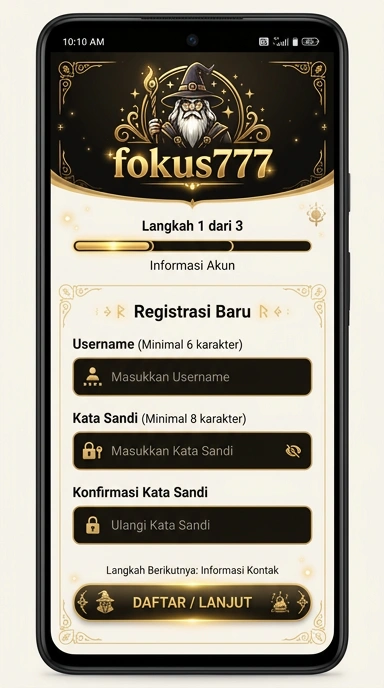 Buat Akun Baru Fokus777 dengan Mudah
